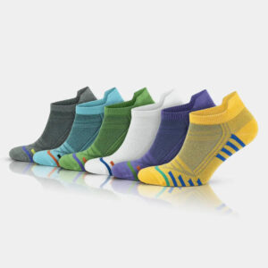 Women's Bamboo Low Cut Athletic Running & Golf Socks With Arch Support