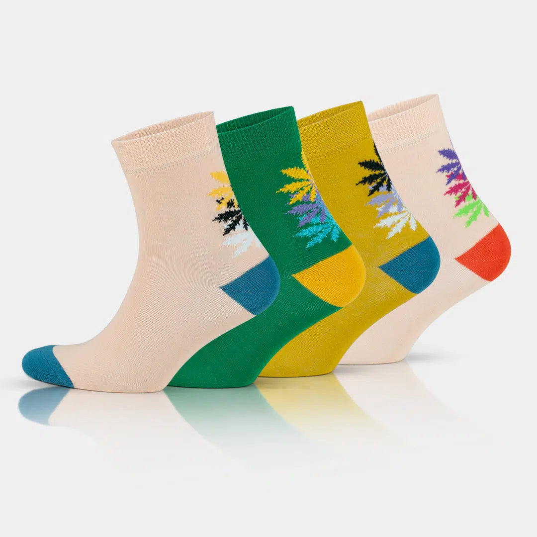 Women's Cotton Ankle Cute Floral Socks
