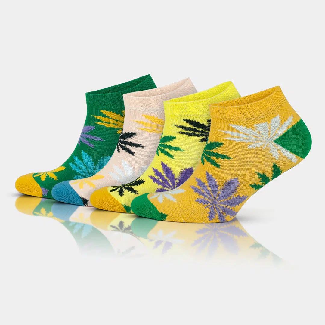 Women's Cotton Low Cut Cute Floral Socks