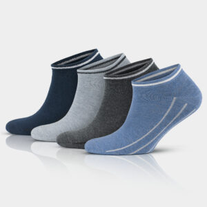 Men's Cotton Low Cut Thin Colorful Socks